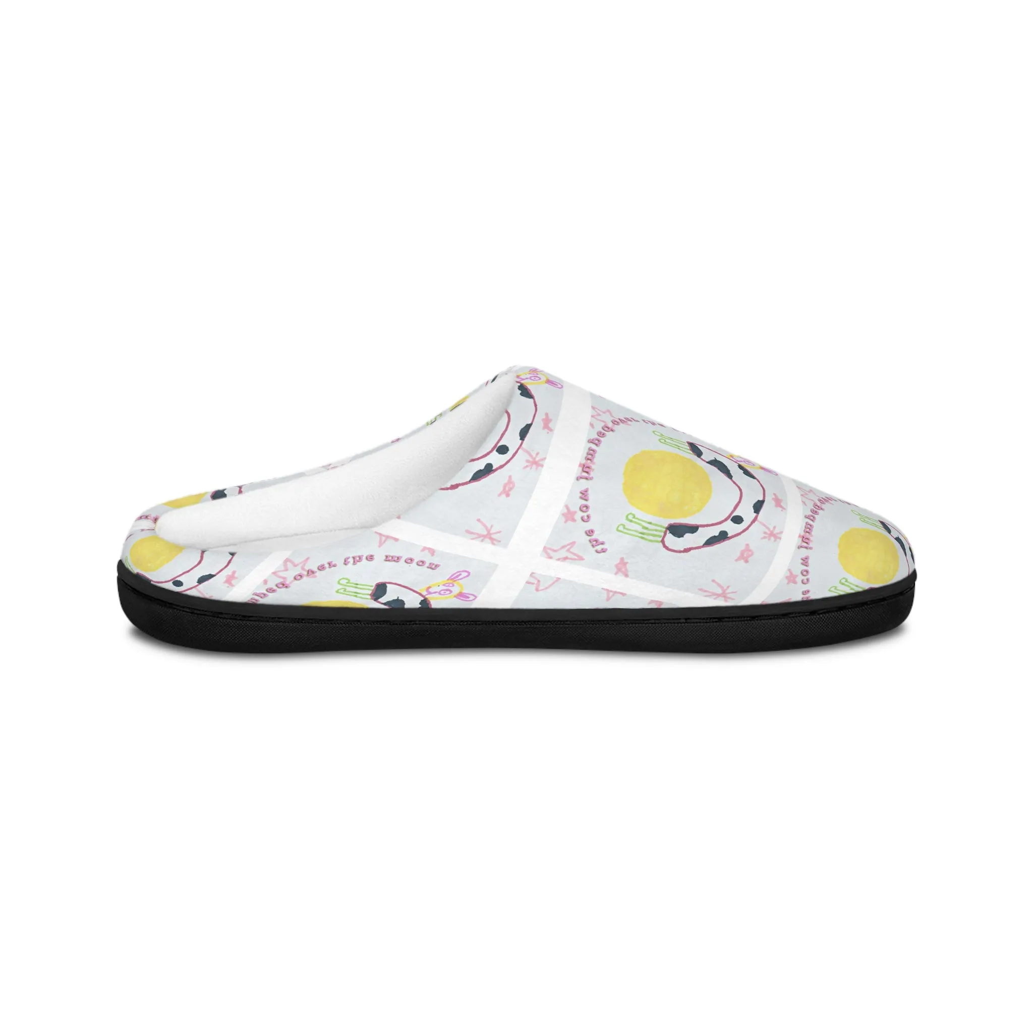 The Cow Jumped Over The Moon Women's Indoor Slippers