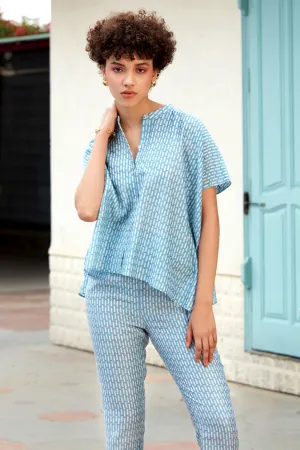 The Maya Blue Top