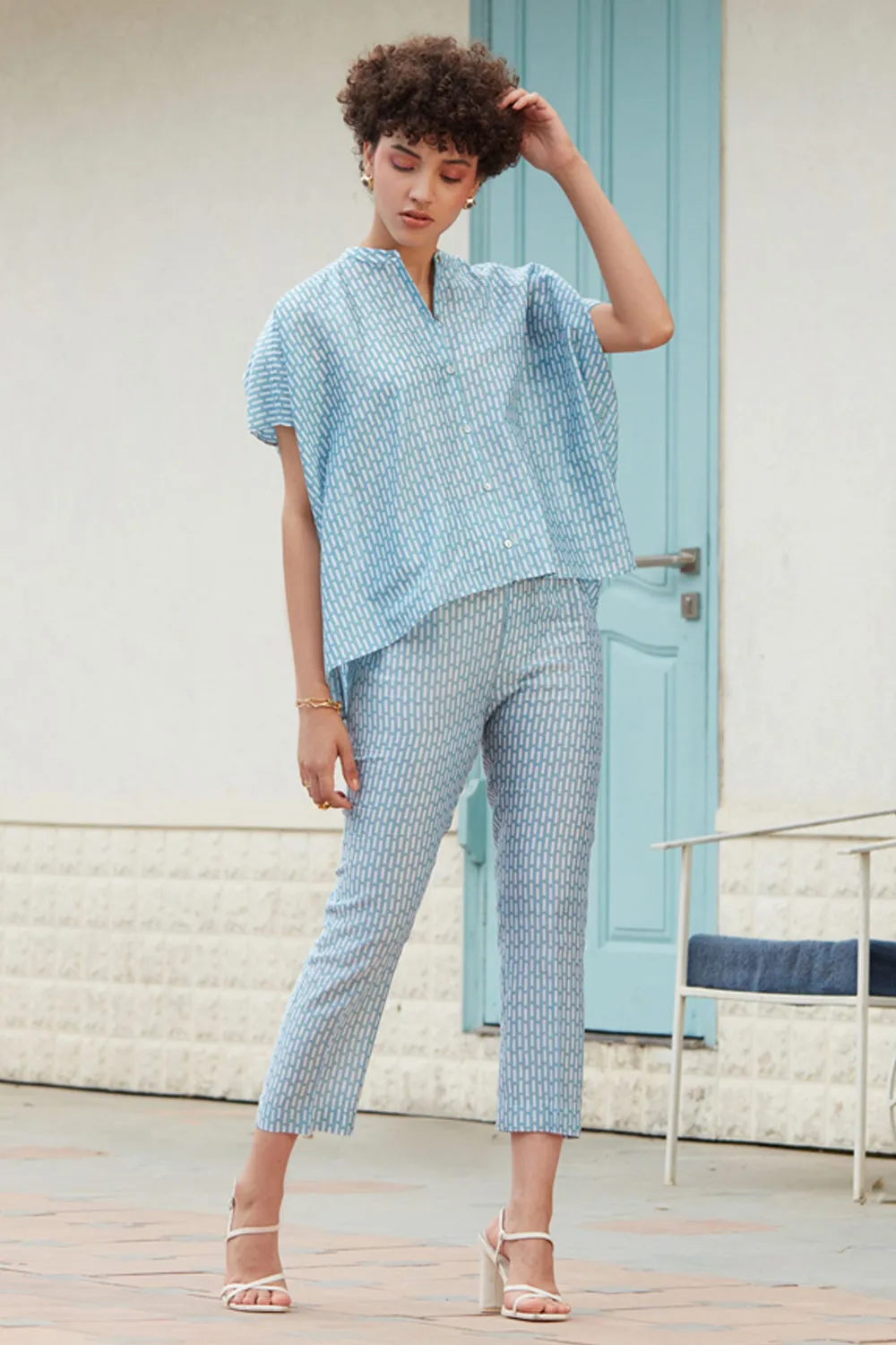The Maya Blue Top