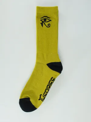 Theories of Atlantis - Horus Socks - Yellow / Black
