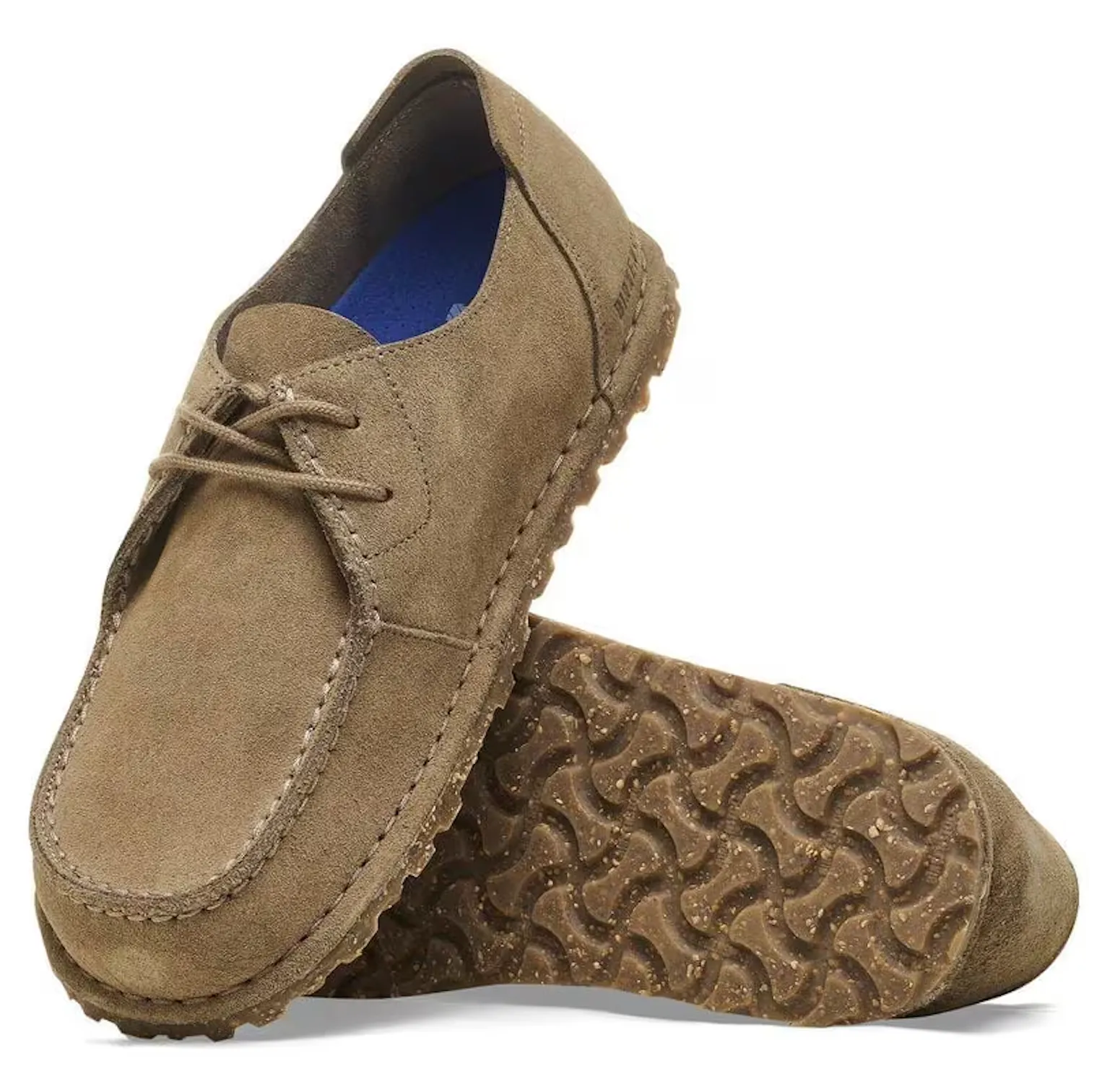 UNISEX BIRKENSTOCK UTTI LACE | GRAY TAUPE SUEDE LEATHER