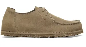 UNISEX BIRKENSTOCK UTTI LACE | GRAY TAUPE SUEDE LEATHER