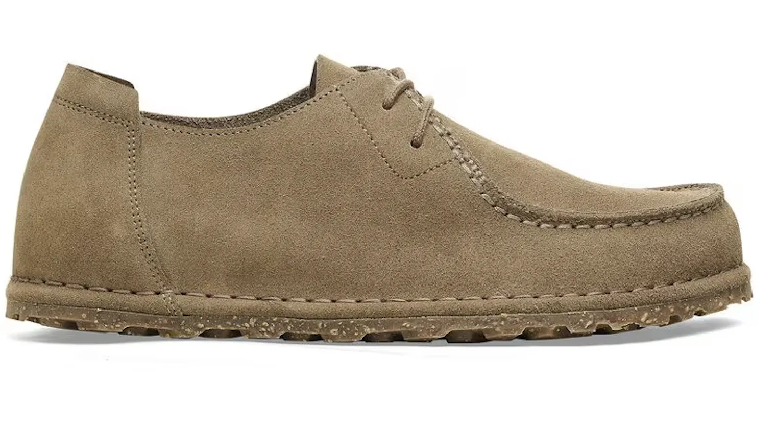 UNISEX BIRKENSTOCK UTTI LACE | GRAY TAUPE SUEDE LEATHER