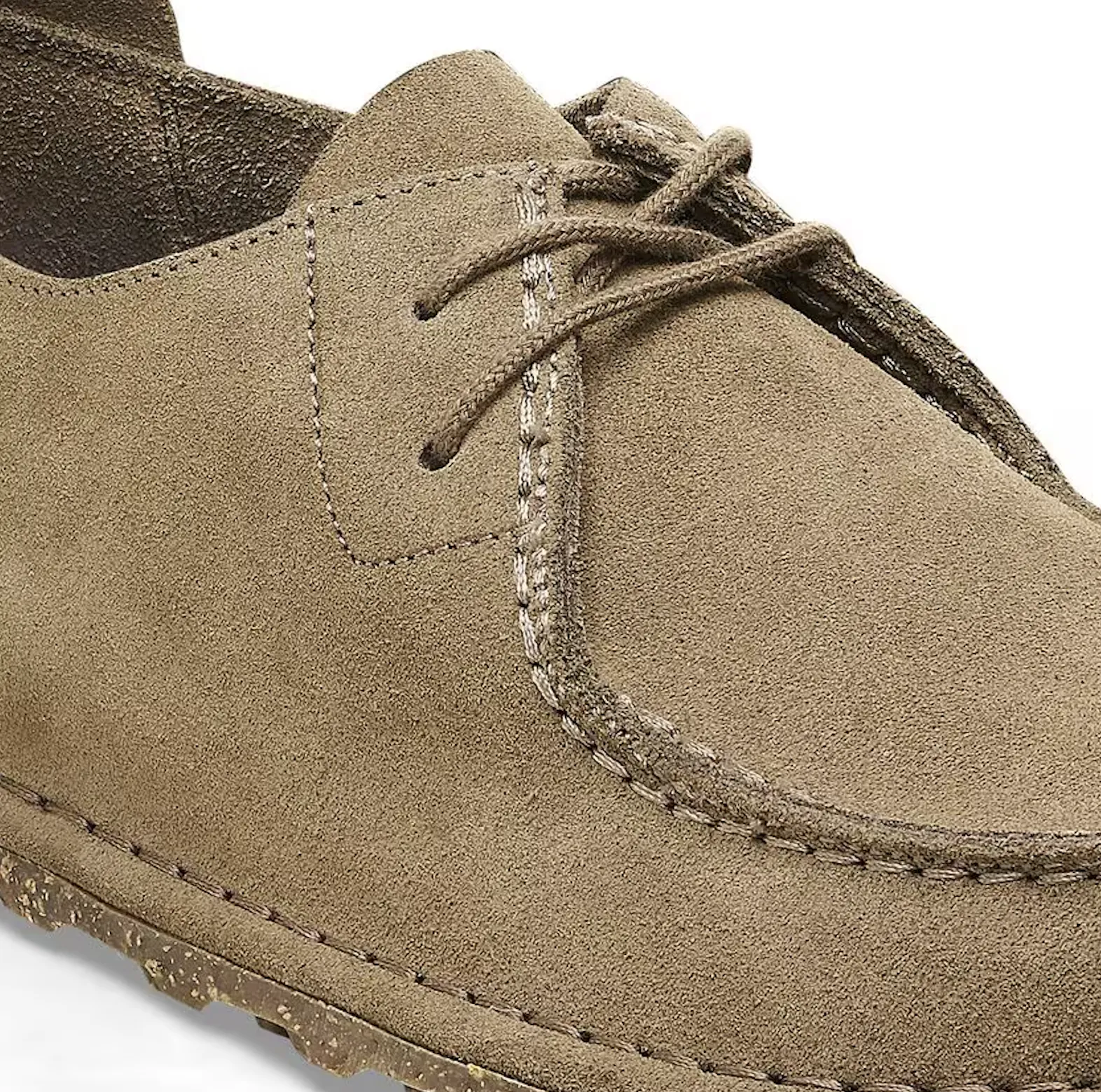 UNISEX BIRKENSTOCK UTTI LACE | GRAY TAUPE SUEDE LEATHER