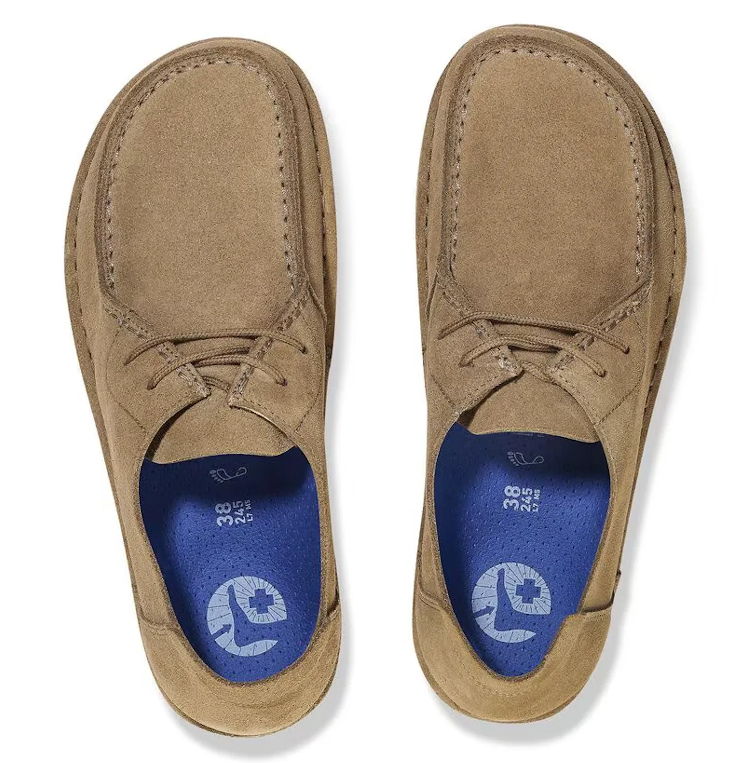 UNISEX BIRKENSTOCK UTTI LACE | GRAY TAUPE SUEDE LEATHER