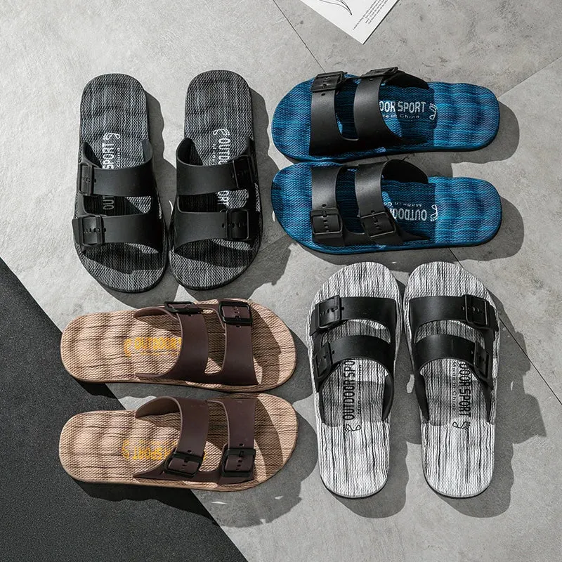 Van Belmont Ortophedic Leather Slippers