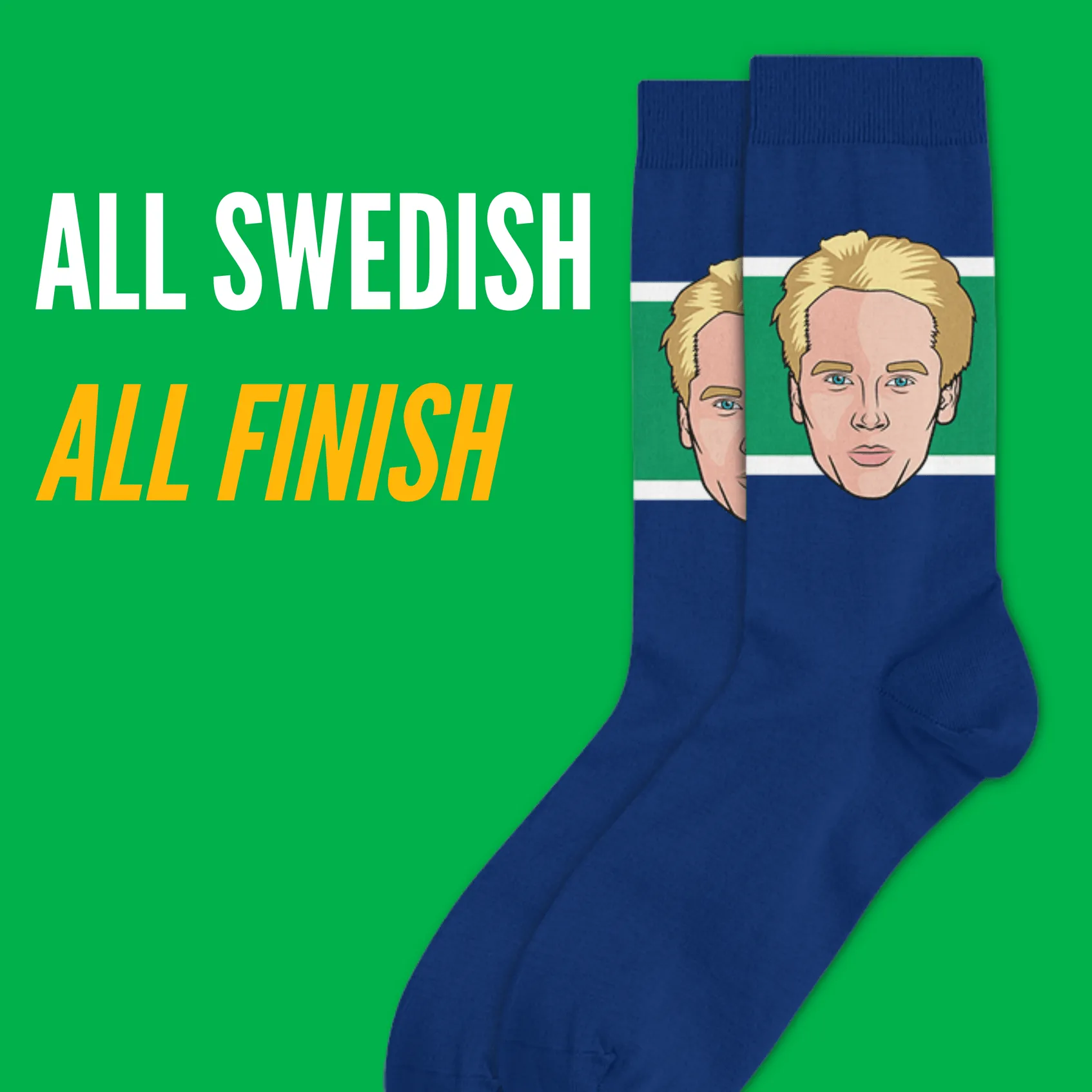 Vancouver Canucks Major League Socks - Elias Pettersson