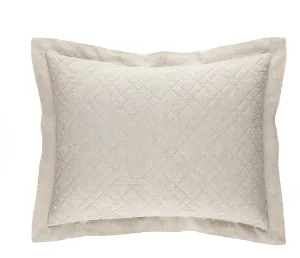 Washed Linen Sham - Natural
