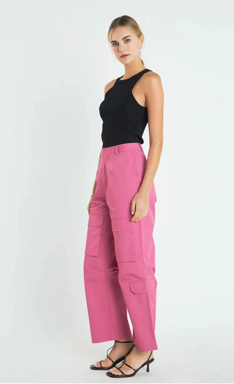 Wide Leg Cargo Pants