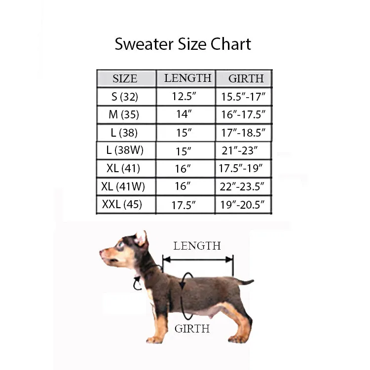 WILD Metallic Knit Dog Sweater in Black (Bulldog Sizes Available)