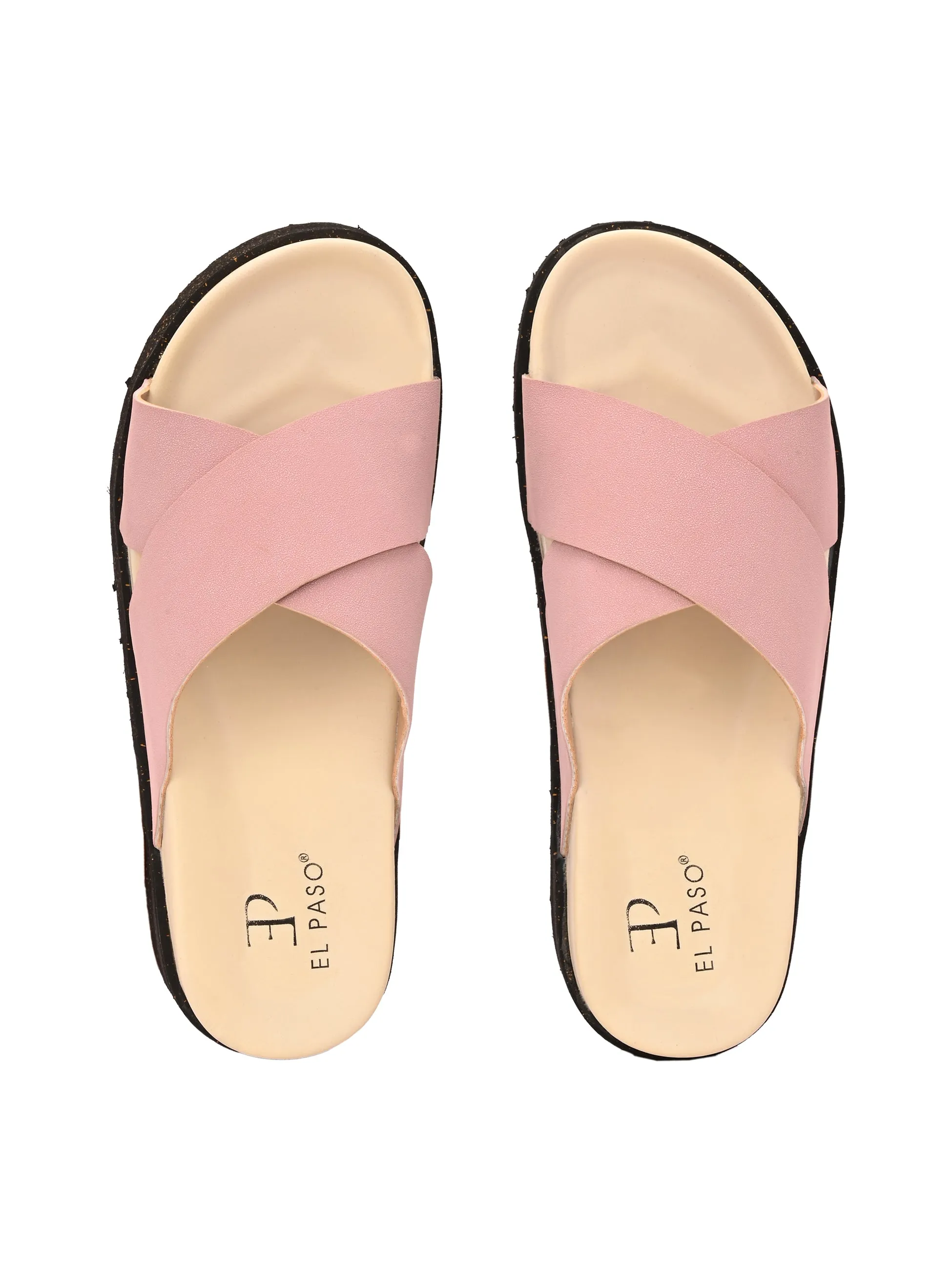 Women Leather Casual Slip On Flatforms Slip On Flatforms Sandals
