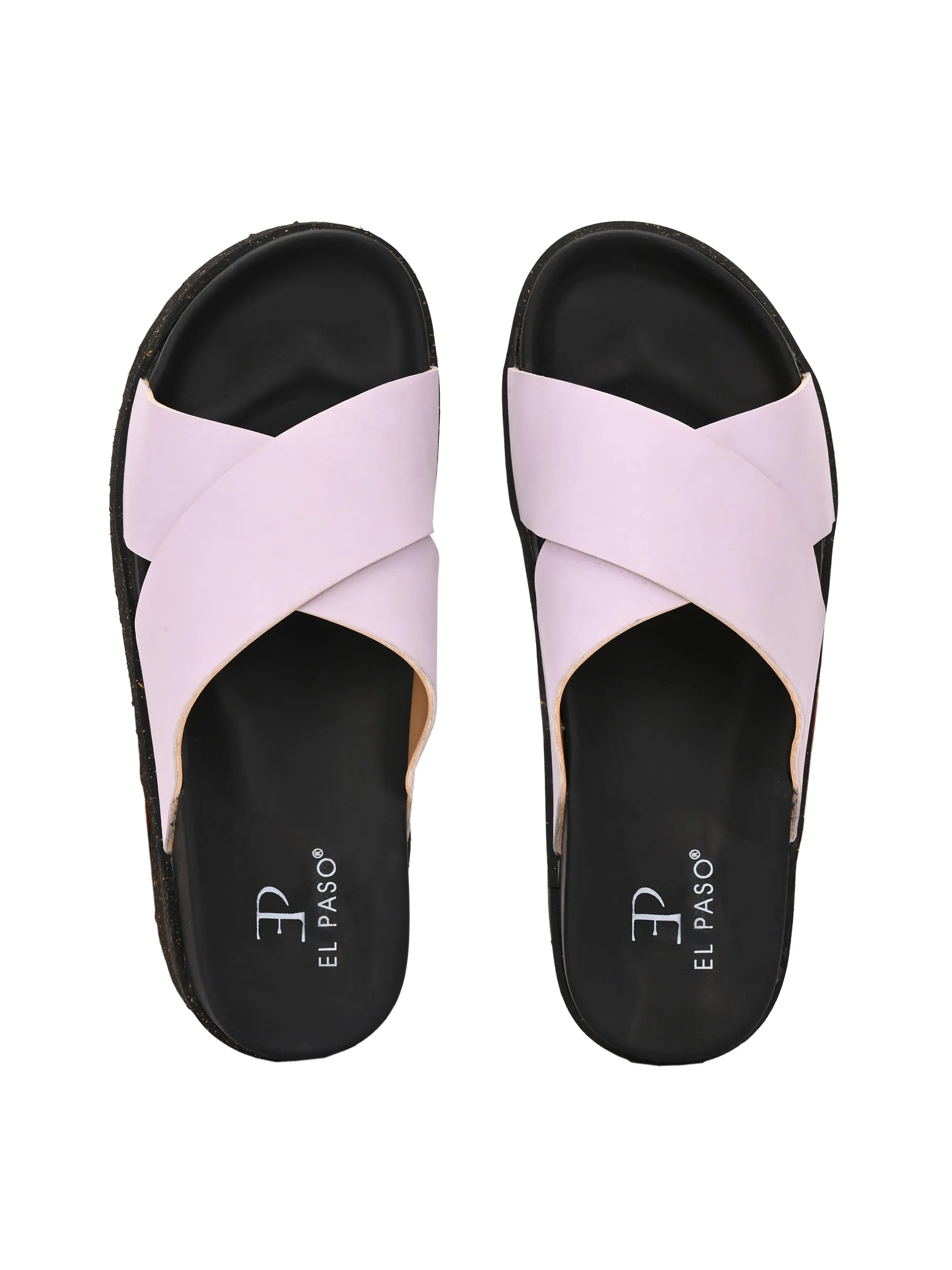 Women Leather Casual Slip On Flatforms Slip On Flatforms Sandals