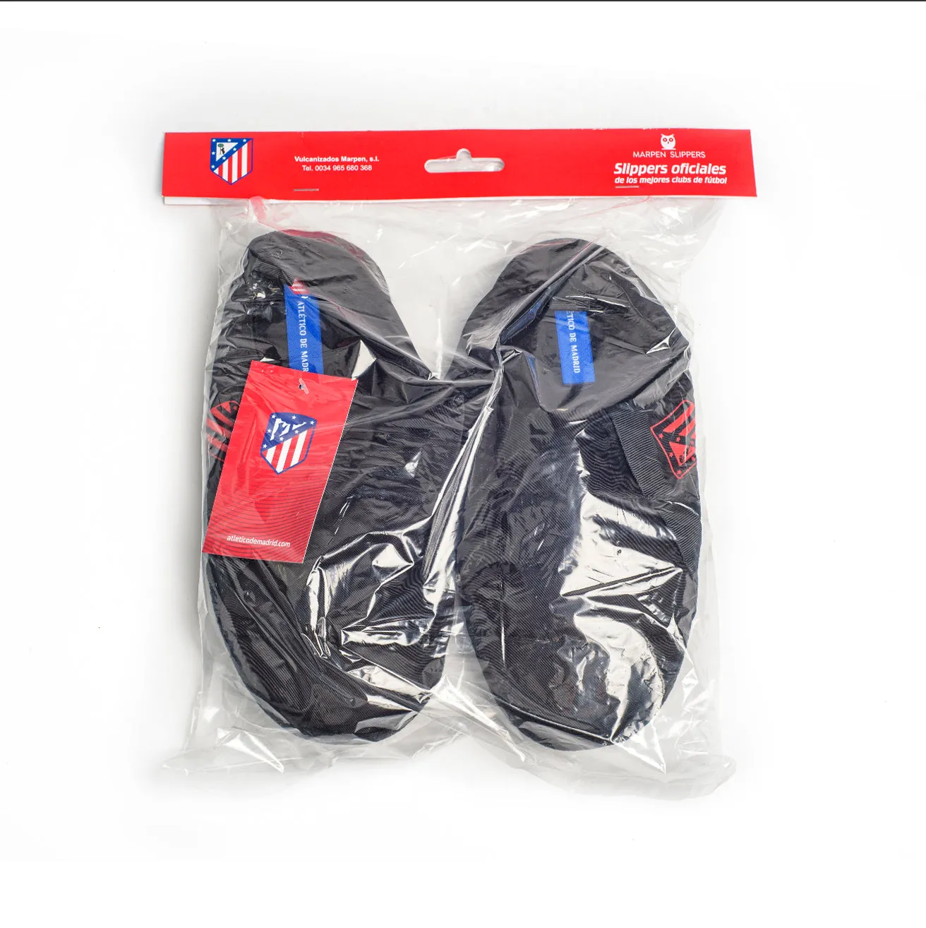 Zapatillas Atlético de Madrid acolchadas abiertas