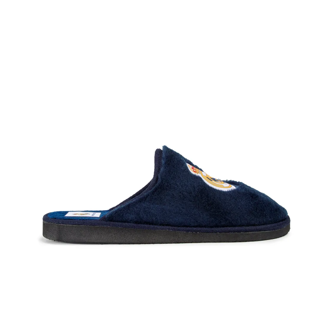 Zapatillas de casa Real Madrid Oficiales Temporada 24-25 (Ligeras) en Suatex Azul Marino