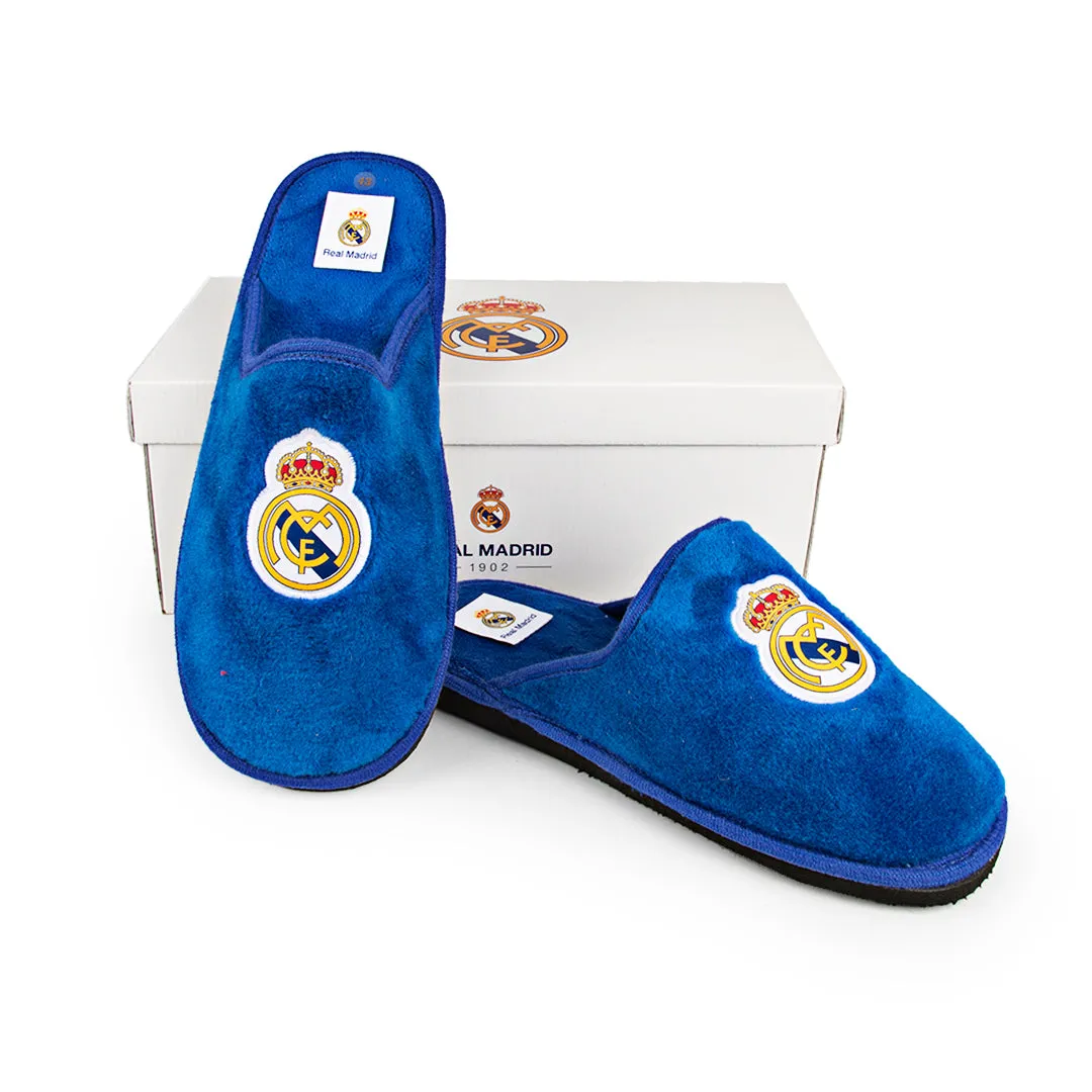 Zapatillas de casa Real Madrid Oficiales Temporada 24-25 (Ligeras) en Suatex Azules